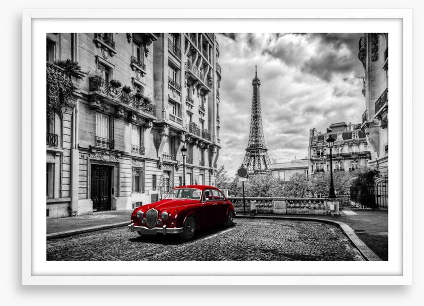 The red car