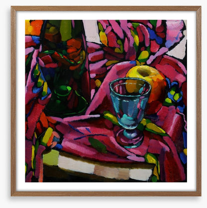 The blue glass