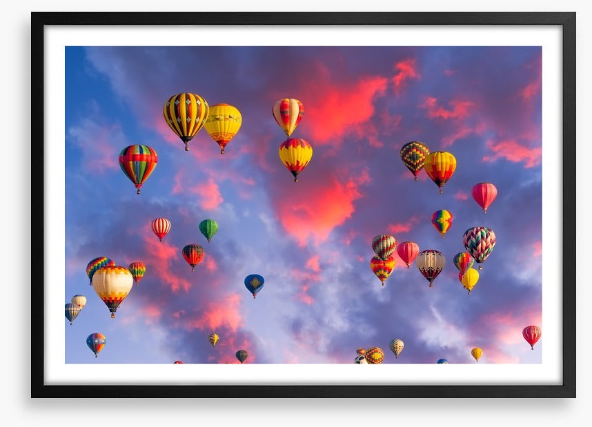 Clouds of balloons