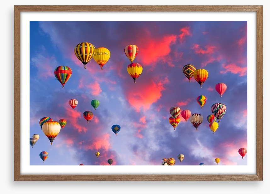 Clouds of balloons