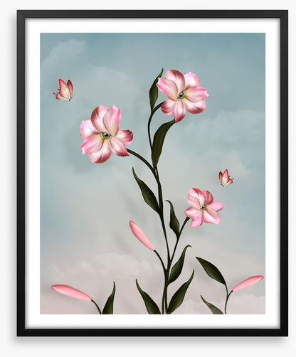 Peeping petal butterflies