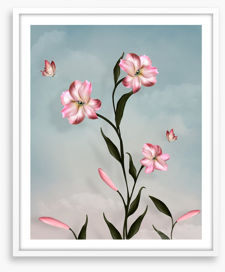 Peeping petal butterflies