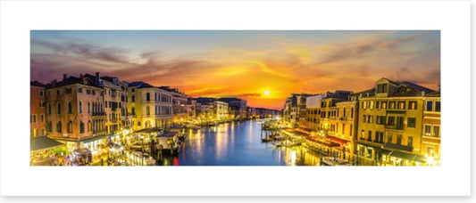 Venetian glow panorama