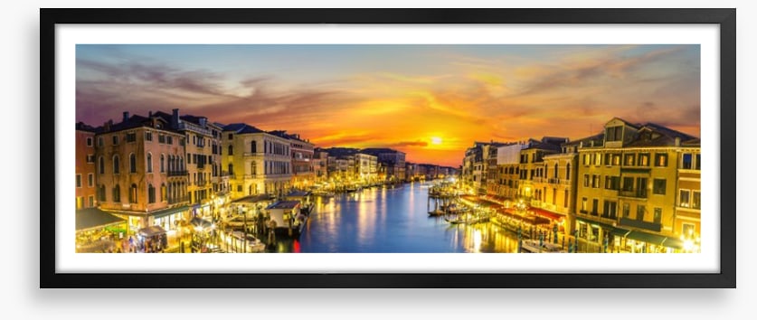 Venetian glow panorama