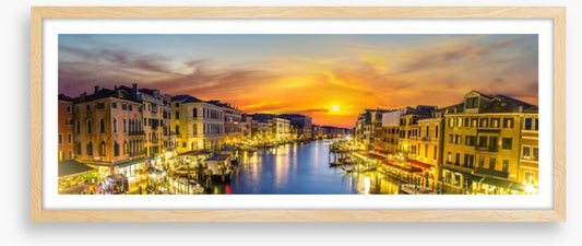 Venetian glow panorama