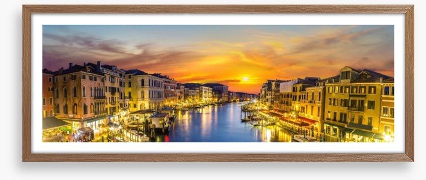 Venetian glow panorama