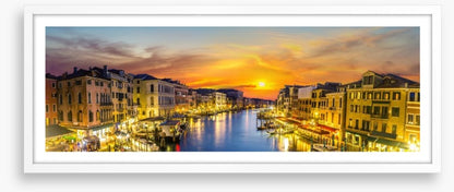Venetian glow panorama