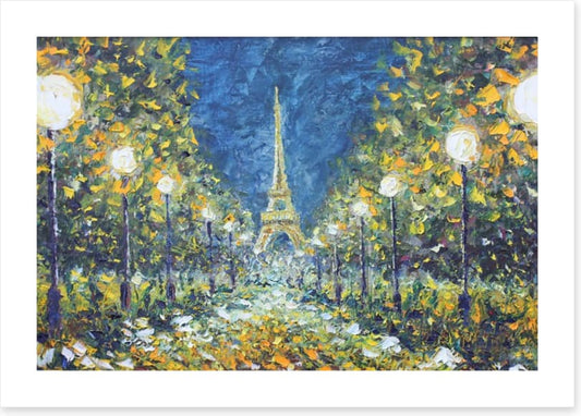 White lights in paris