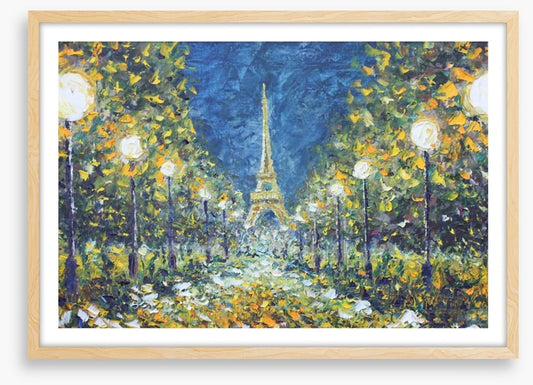 White lights in paris
