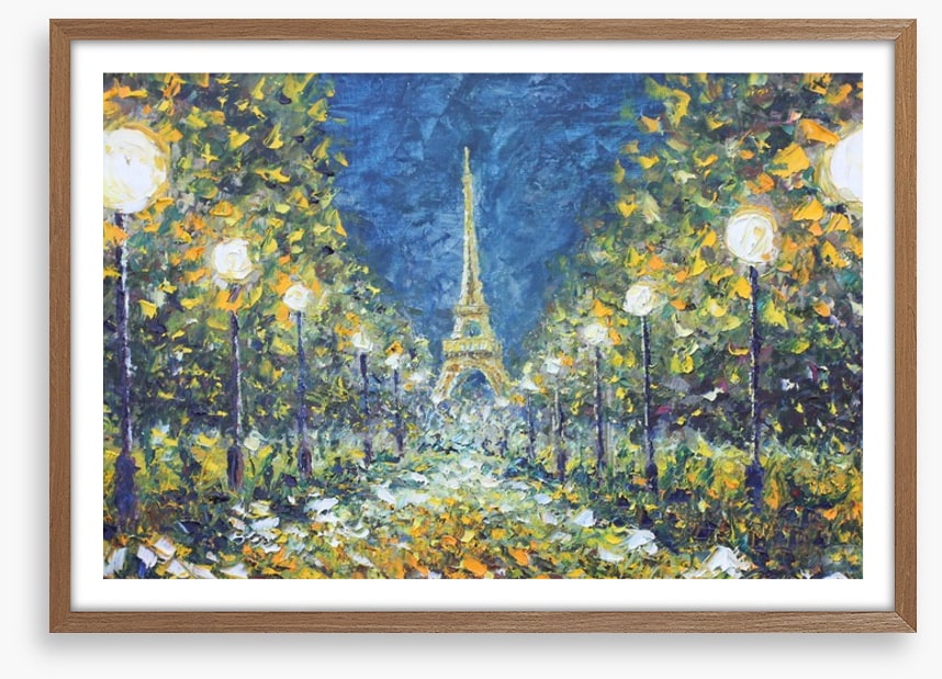 White lights in paris