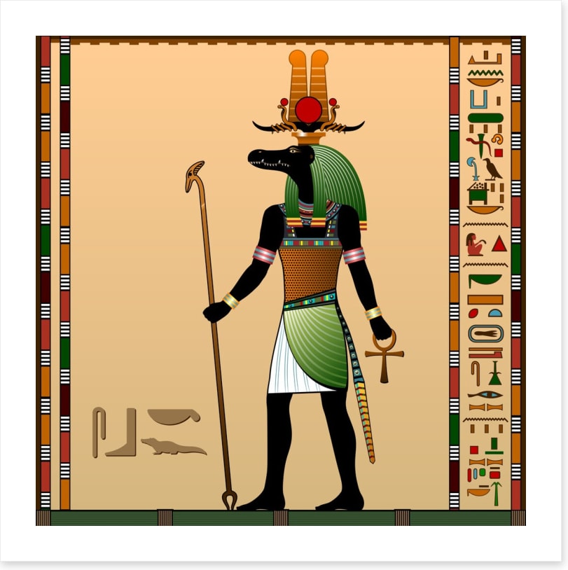 Sebek the crocodile god