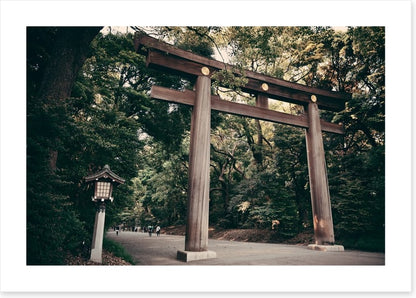 Below the Meiji gate