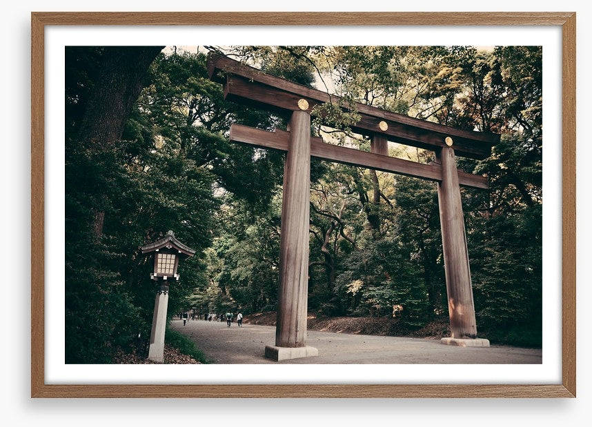 Below the Meiji gate