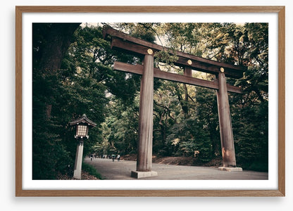 Below the Meiji gate