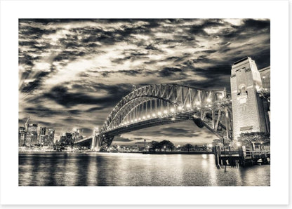 Dramatic Sydney harbour