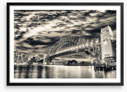 Dramatic Sydney harbour