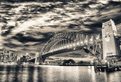 Dramatic Sydney harbour