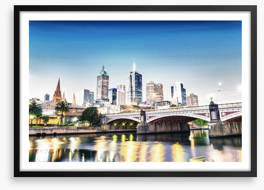 Dusk across the Yarra