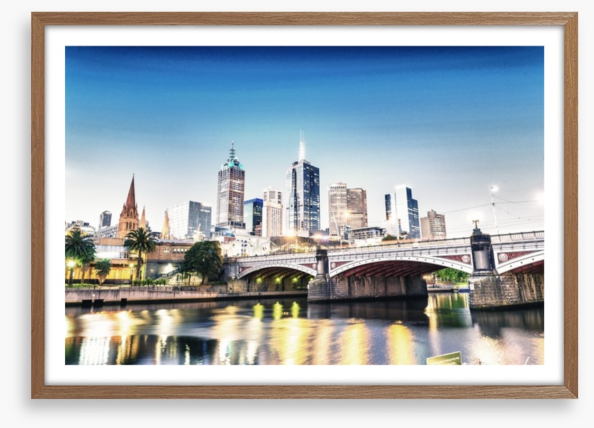 Dusk across the Yarra