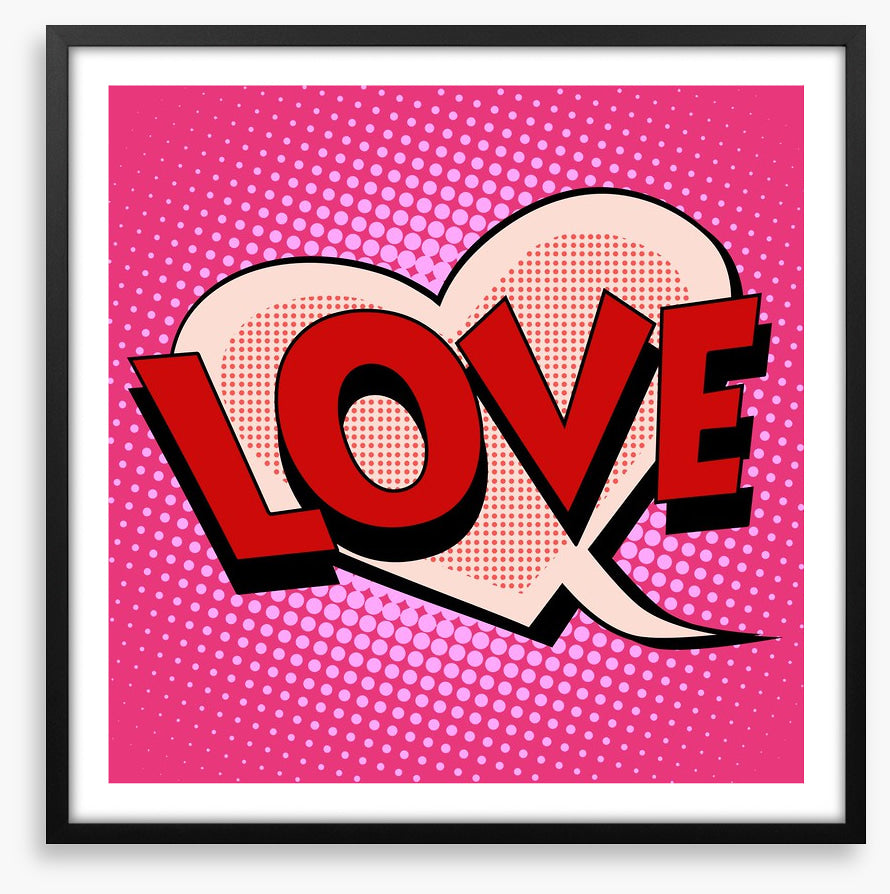 Pop art love