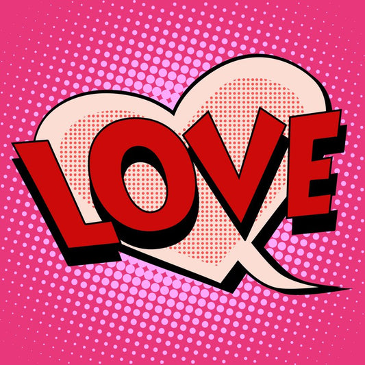 Pop art love