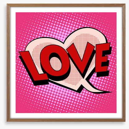 Pop art love