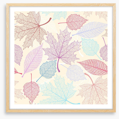 Pastel leaves II