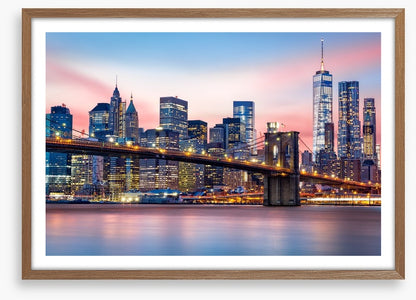 Lower Manhattan sunset