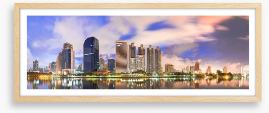Bangkok sunrise panorama