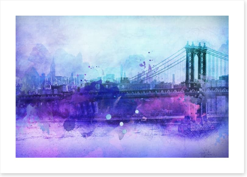 Manhattan Bridge hues