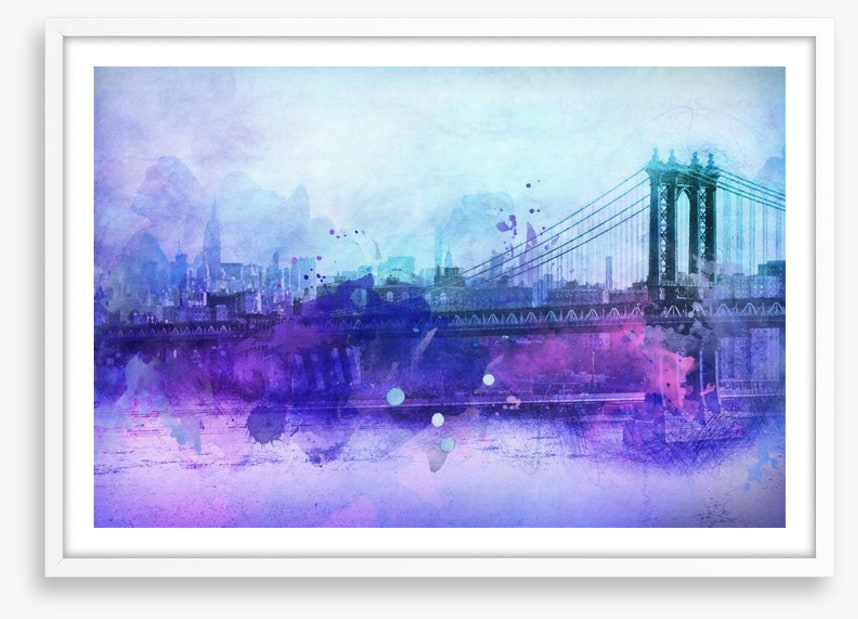 Manhattan Bridge hues