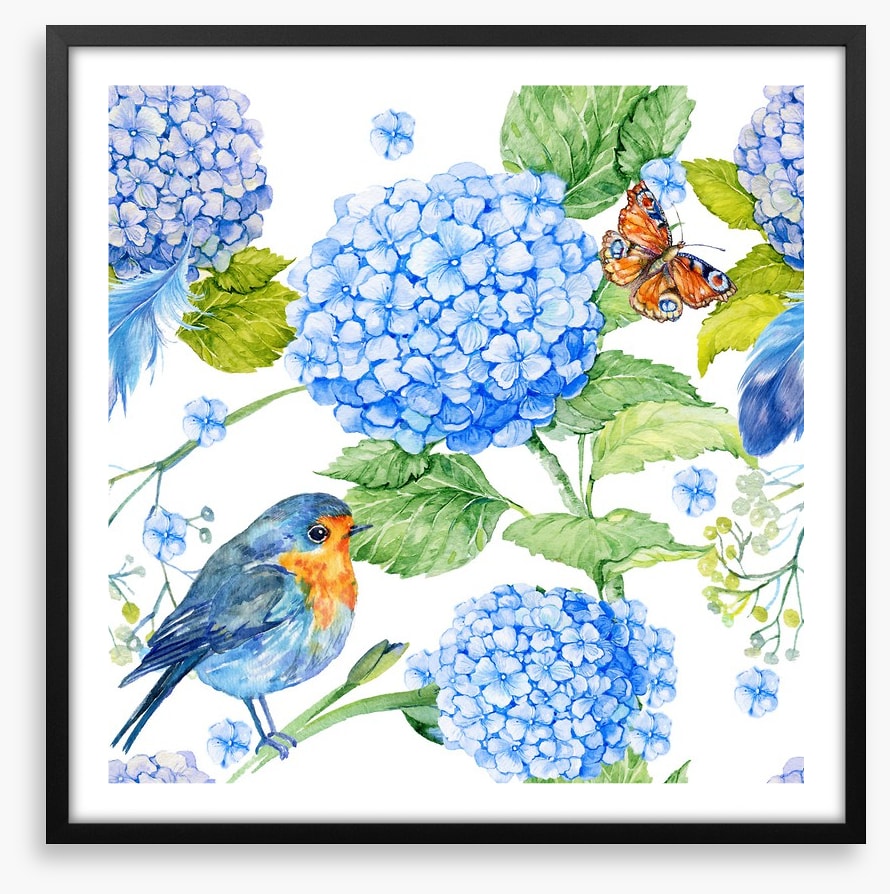 The hydrangea garden