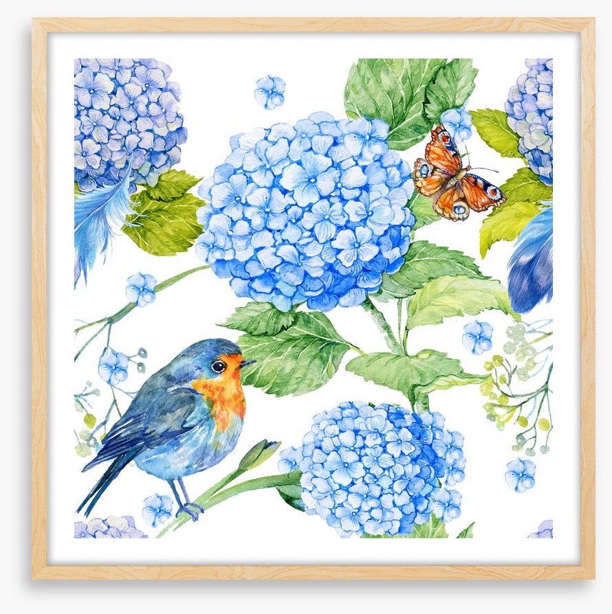The hydrangea garden