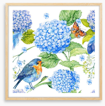 The hydrangea garden