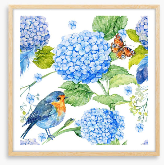 The hydrangea garden