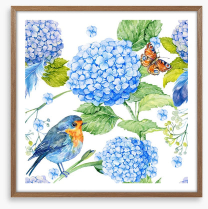 The hydrangea garden