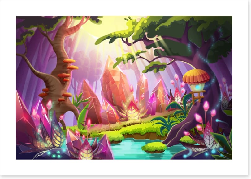 The crystal forest