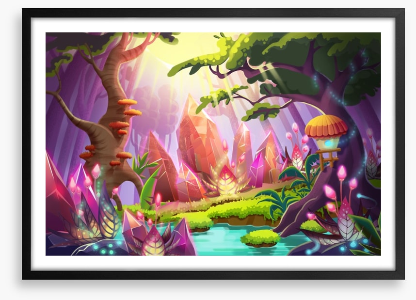 The crystal forest