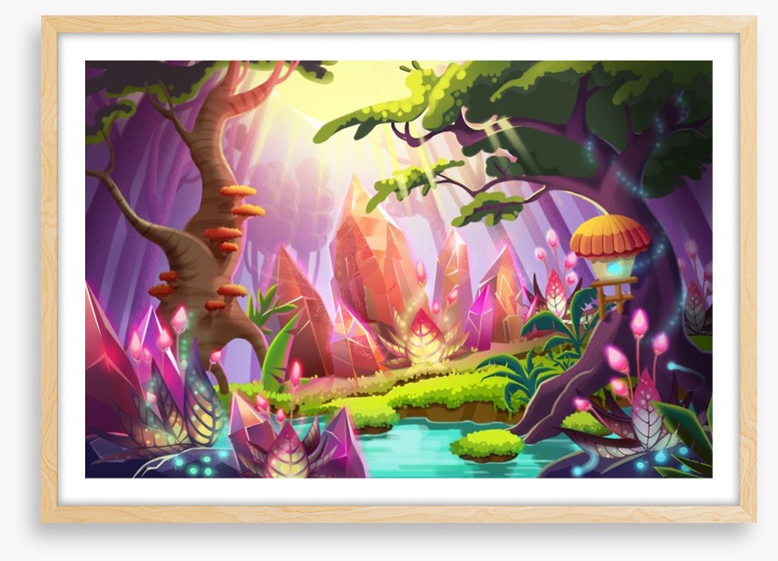 The crystal forest