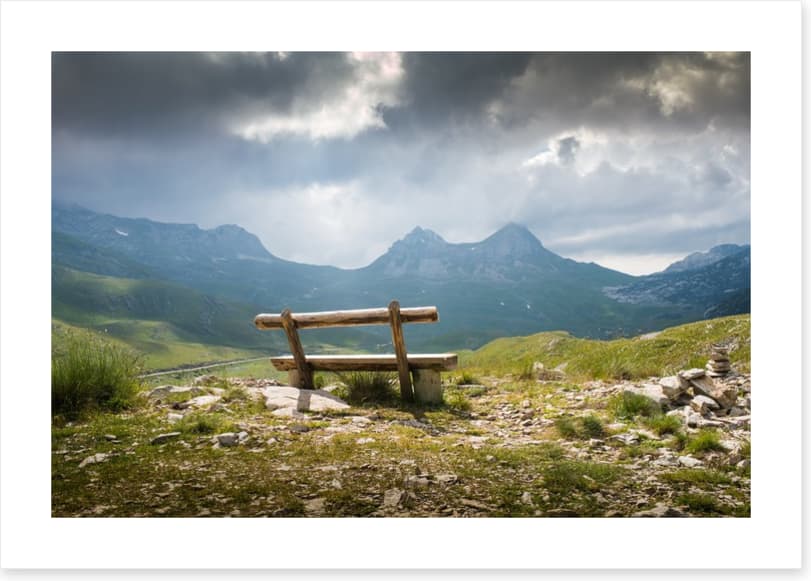 Bench on the peak