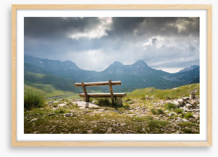 Bench on the peak