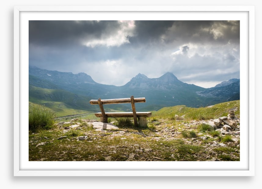 Bench on the peak