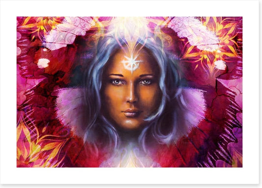 Butterfly wing goddess