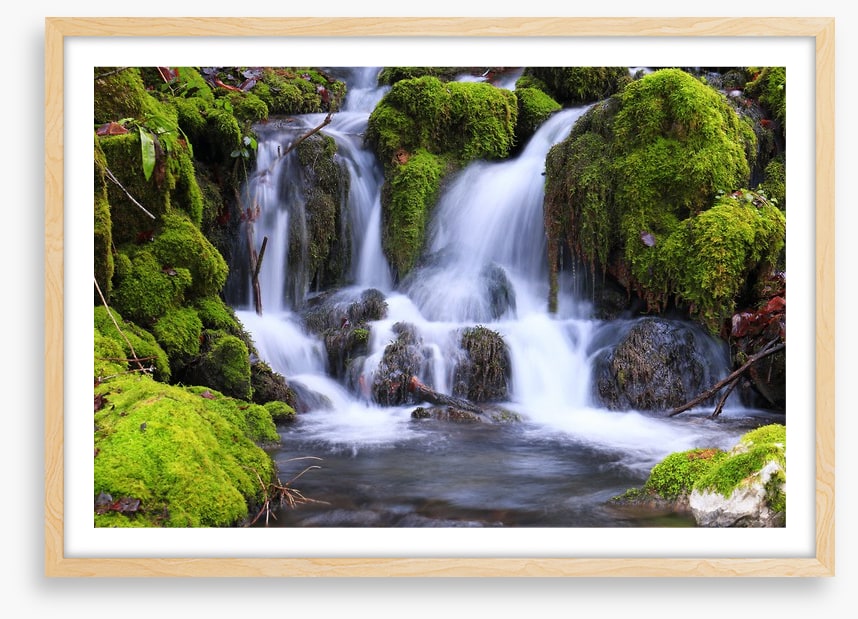 Mossy maze cascade
