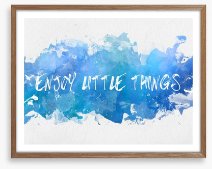 Enjoy little things