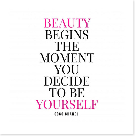 Beauty begins
