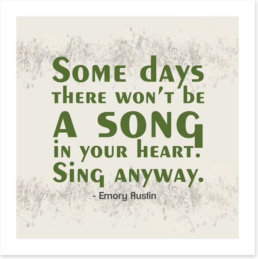 Sing anyway