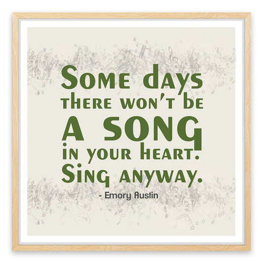 Sing anyway