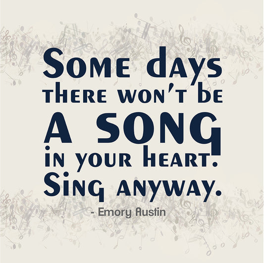 Sing anyway