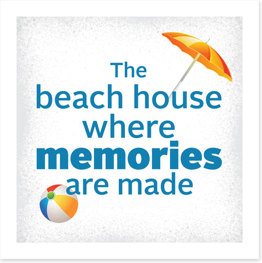 At the beach house